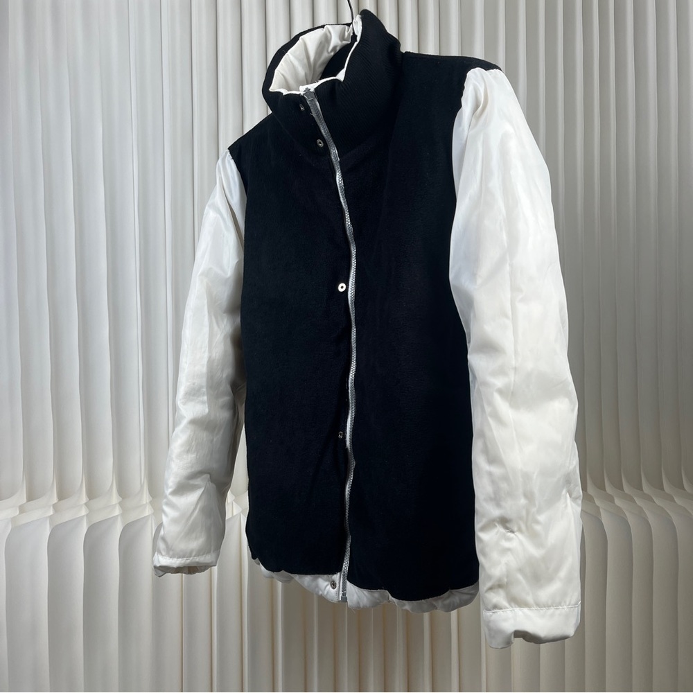 Brandon Thomas Down & Feather Women’s White Puffer Coat Zip & Button - Picture 11 of 16